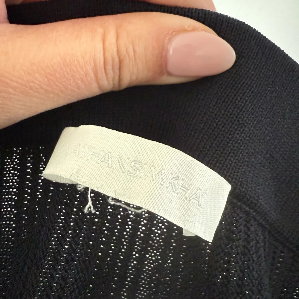 Jonathan Simkhai Knit Ribbed Ruffle Skirt - Picture 4 of 5